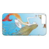 Gepersonaliseerd onder het zee prachtige zeemeermi Case-Mate iPhone case (Achterkant (Horizontaal))