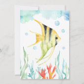 Gepersonaliseerd onder het Zee Verjaardag - Ocean Kaart (Achterkant)