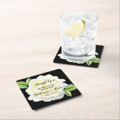 gepersonaliseerd onderzetter voor de bruiloft van  (Insitu)