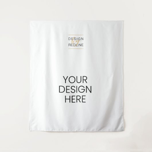 Gepersonaliseerd ontwerp Foto Achtergrond afdrukke Wandkleed (Voorkant)