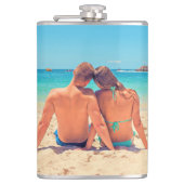 Gepersonaliseerd ontwerp van uw eigen aangepaste f heupfles (Voorkant)