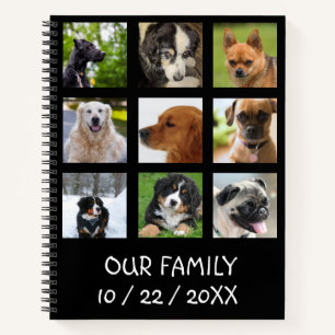 Gepersonaliseerd Onze Familie 9 Fotoboek Notitieboek