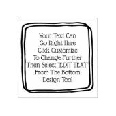 Gepersonaliseerd op maat gemaakt 	rubberstempel (Afrduk)