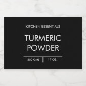 Gepersonaliseerd opslagproduct voor aangepaste org voedselcontainer etiket (Enkel label)