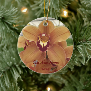 Gepersonaliseerd Orchidee Ornament