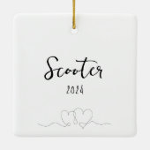 Gepersonaliseerd Ornament (Achterkant)