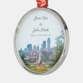 Gepersonaliseerd Ornament Des Moines Skyline (Links)
