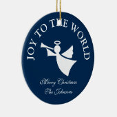 Gepersonaliseerd ornament kerstengelboom (Rechts)