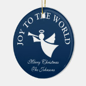 Gepersonaliseerd ornament kerstengelboom (Links)