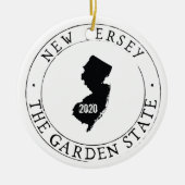 Gepersonaliseerd Ornament New Jersey (Voorkant)