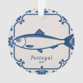 Gepersonaliseerd ornament - Portugal sardine