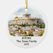 Gepersonaliseerd Ornament van Athene, Griekenland (Voorkant)