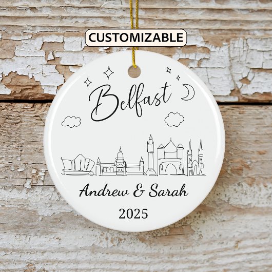 Gepersonaliseerd Ornament van Belfast, Noord-Ierla
