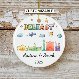 Gepersonaliseerd Ornament van Belfast, Noord-Ierla