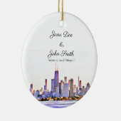 Gepersonaliseerd Ornament van de Veldlijn van Chic (Rechts)