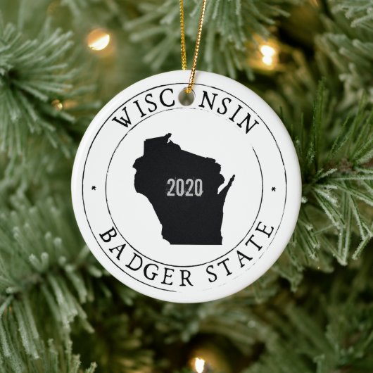 Gepersonaliseerd Ornament van Wisconsin (Boom)