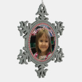 Gepersonaliseerd Ornament voor kerstsnowflake (Links)