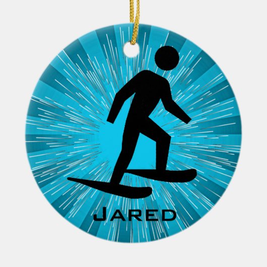 Gepersonaliseerd Ornament voor Snowshoeveeling (Voorkant)