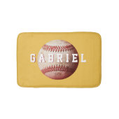 Gepersonaliseerd Oude Weathered Baseball Badmat (Voorkant)