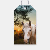 Gepersonaliseerd Paard Ranch verjaardagsfeestje Cadeaulabel (Achterkant)