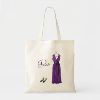 Gepersonaliseerd Paars Bridesmaid Tas