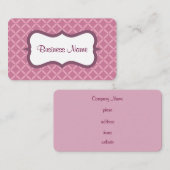 Gepersonaliseerd Paarse Visitekaartje (Voorkant / Achterkant)