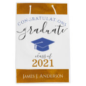 Gepersonaliseerd pakketten Afstuderen op jaarbasis Medium Cadeauzakje (Voorkant)