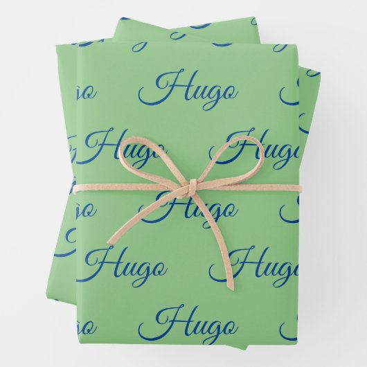 Gepersonaliseerd pakpapier inpakpapier vel (In situ)