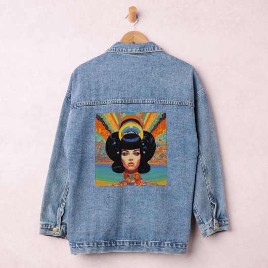 Gepersonaliseerd Panorama: Custom Afbeelding Denim Jacket (Hangar)