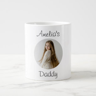 Gepersonaliseerd papa cadeau - Aangepast gezicht - Extra Grote Beker