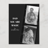 Gepersonaliseerd 'Papa je bent magie' Twee vaders Briefkaart (Voorkant)