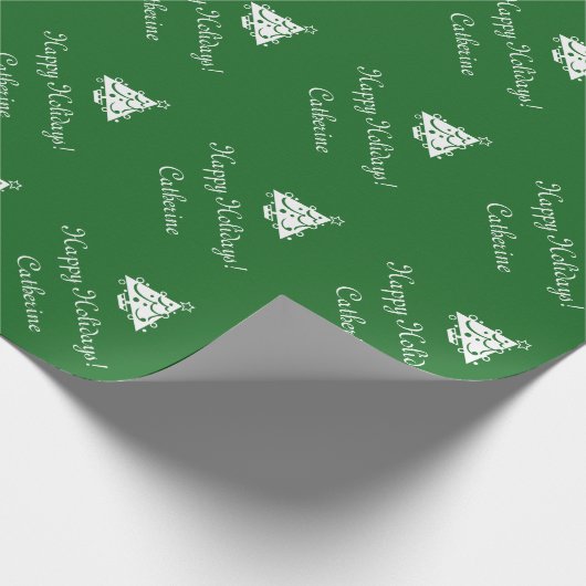 Gepersonaliseerd papier voor kerstbekistingen met (Hoek)