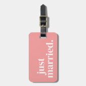 Gepersonaliseerd Passen getrouwd Bagagelabel (Voorkant verticaal)