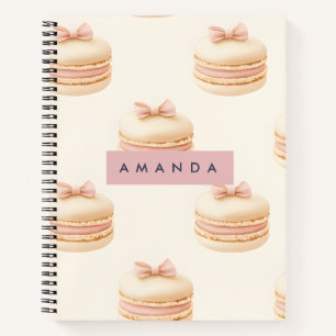 Gepersonaliseerd Pastelkleurig Macaron Coquette Pa Notitieboek