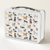 Gepersonaliseerd patroon van Cute Dogs Illustrator (Achterkant)