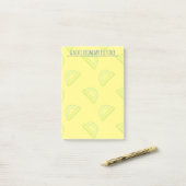 Gepersonaliseerd patroon Wiskunde protractor Post-it® Notes (Op bureau)