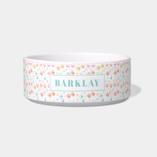Gepersonaliseerd patroonpatroon voor dierenpakjes voerbakje