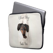 Gepersonaliseerd pendel met wieldop voor laptop sleeve (Voorkant Links)