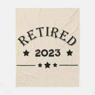 Gepersonaliseerd pensioen cadeau idee fleece deken