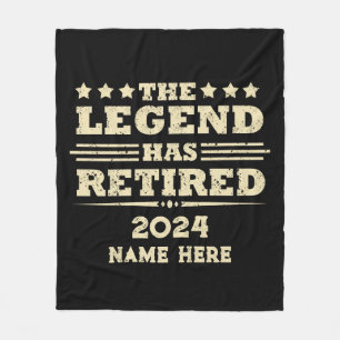 Gepersonaliseerd pensioen De legende is met pensio Fleece Deken