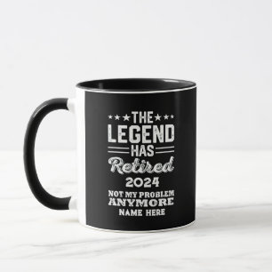 Gepersonaliseerd pensioen De legende is met pensio Mok
