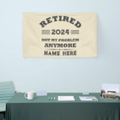 Gepersonaliseerd pensioen niet meer mijn probleem spandoek (Beurs)