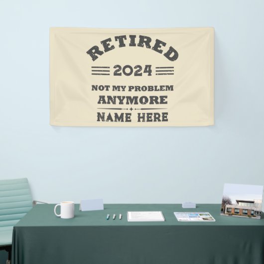 Gepersonaliseerd pensioen niet meer mijn probleem spandoek (Beurs)