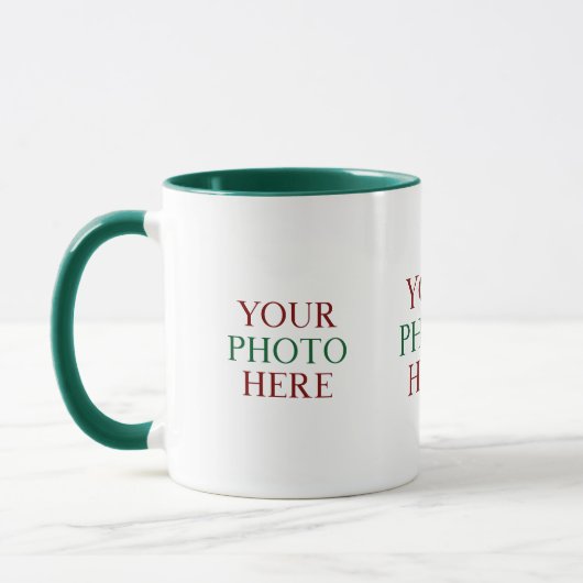 Gepersonaliseerd persoonlijke 3 Photo DIY Coffee-M Mok (Links)