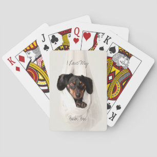Gepersonaliseerd Pet Dog Cat Notitieboek speelkaar Pokerkaarten