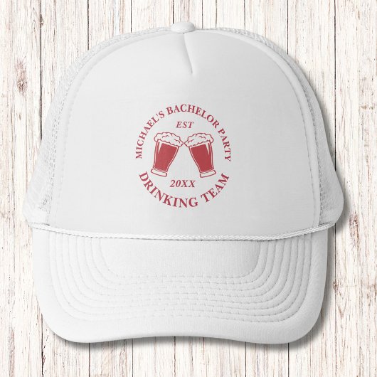 Gepersonaliseerd Pet | Drink Team Bachelor Weekend