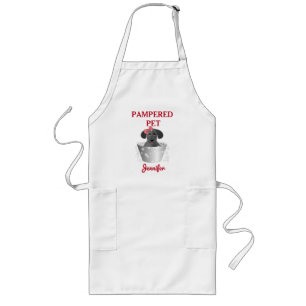 Gepersonaliseerd Pet Groomer Apron Lang Schort