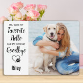 Gepersonaliseerd Pet Loss Keepomwille Pet Memorial Fotoplaat