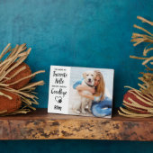 Gepersonaliseerd Pet Loss Keepomwille Pet Memorial Fotoplaat (Zijkant)