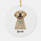 GEPERSONALISEERD PET-ORNAMENT KERAMISCH ORNAMENT (Voorkant)
